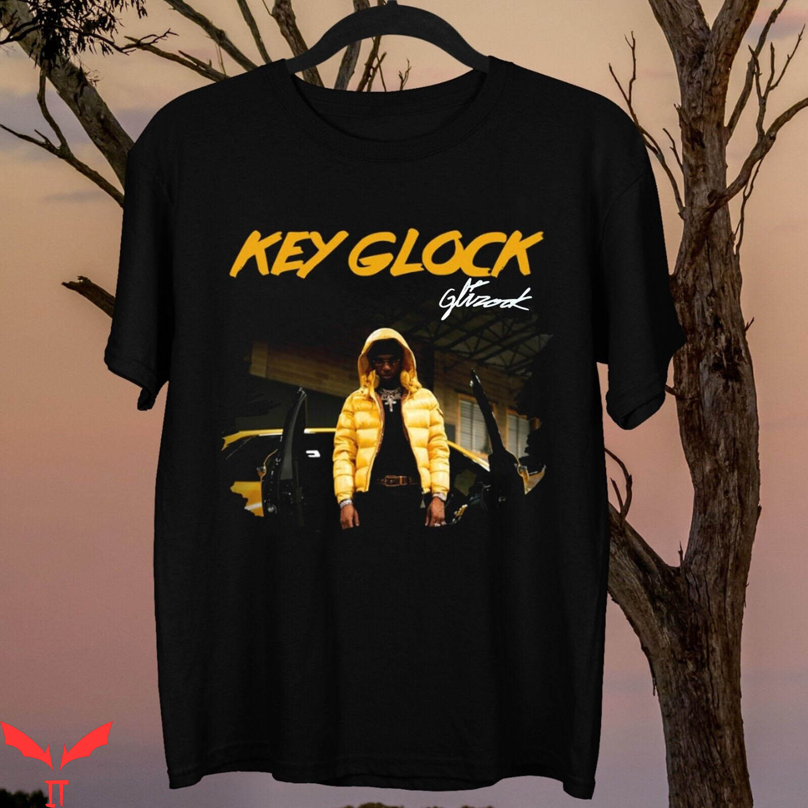 In Glock We Trust T-Shirt Key Glock Tour Vintage Concert In Glock We Trust T-Shirt Key Glock Tour Vintage Concert