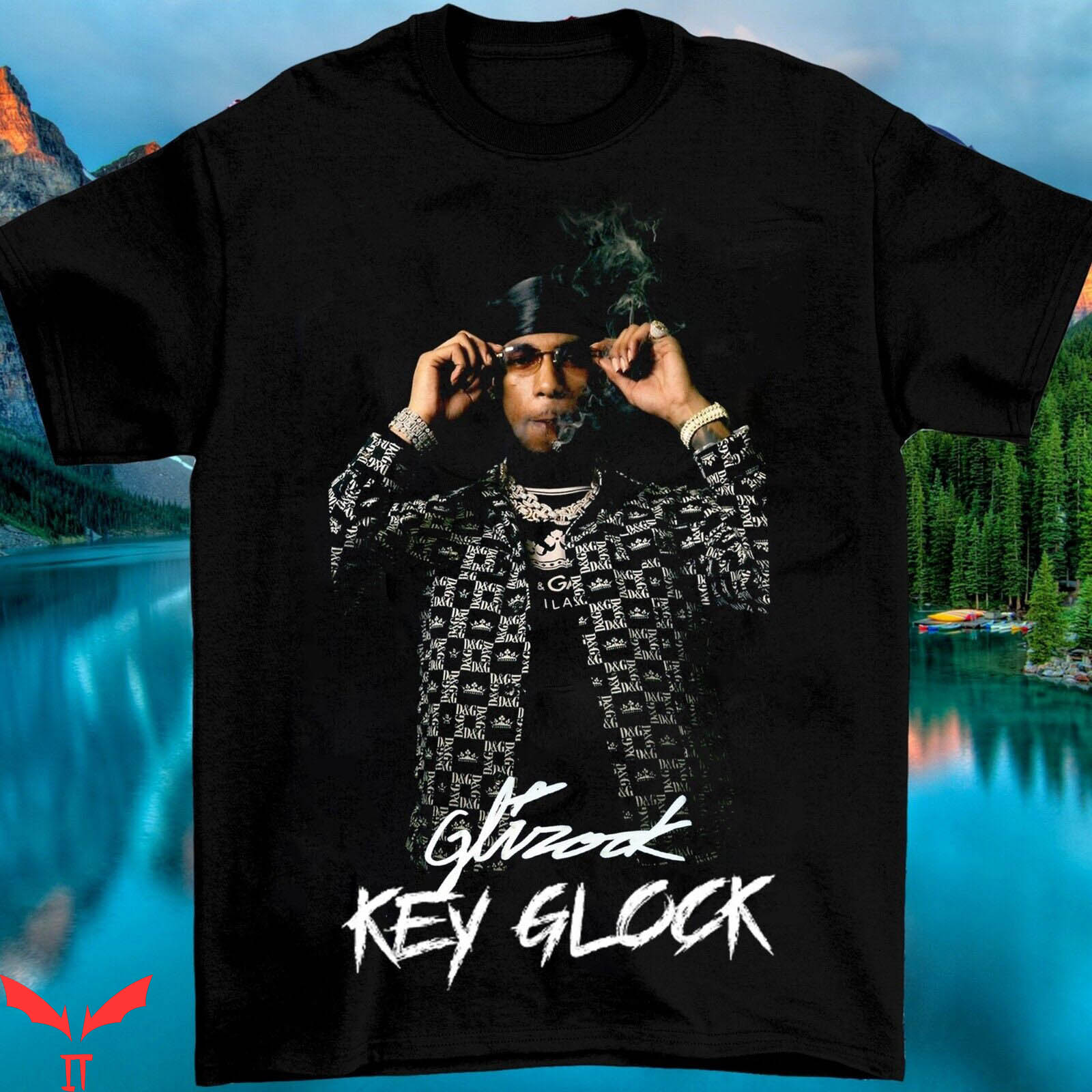 In Glock We Trust T-Shirt Key Glock Vintage Glockoma Tour In Glock We Trust T-Shirt Key Glock Vintage Glockoma Tour