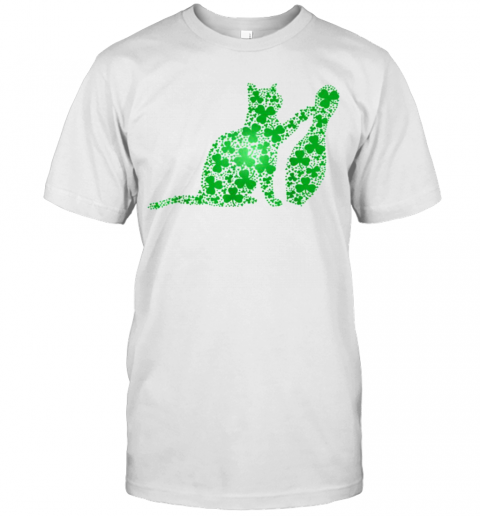 Irish Shamrock Cat Play Bowling Saint St.Patrick'S T-Shirt Irish Shamrock Cat Play Bowling Saint St.Patrick'S T-Shirt