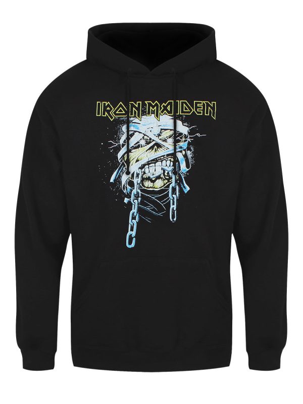 Iron Maiden Powerslave Head Men’s Black Hoodie