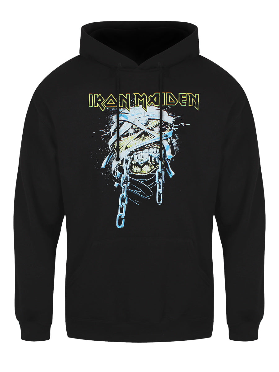 Iron Maiden Powerslave Head Men's Black Hoodie Iron Maiden Powerslave Head Men's Black Hoodie