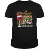 Its A Hallmark Christmas Movie And Wine Kind Of Day shirt