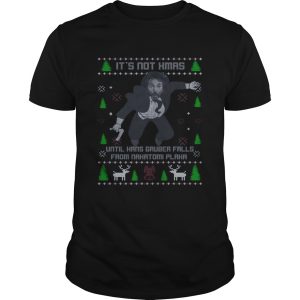 Its Not Xmas Until Hans Gruber Fall From Nakatomi Plaza Christmas shirt