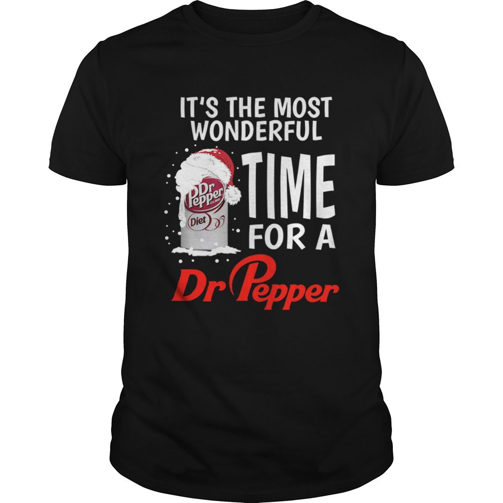It's the most wonderful time for a Dr Pepper Christmas shirt It's the most wonderful time for a Dr Pepper Christmas shirt