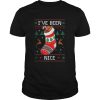 Ive Been Nice Stocking Matching Ugly Christmas shirt