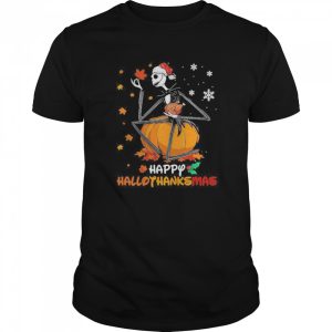 Jack Skellington Happy Hallothanksmas shirt