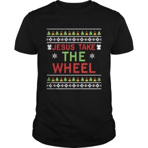 Jesus take the Wheel Ugly Christmas shirt