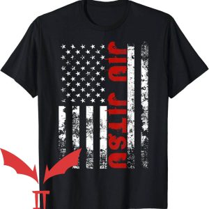 Jew Jitsu T-Shirt Brazilian Jiu Jitsu American Flag