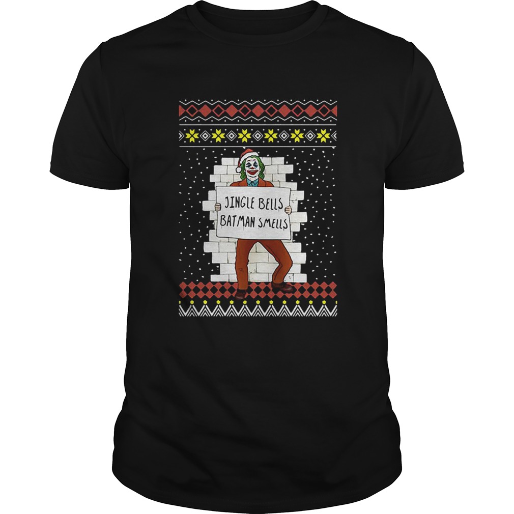 Joker Jingle Bells Batman Smells Ugly Christmas shirt Joker Jingle Bells Batman Smells Ugly Christmas shirt
