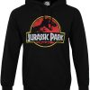 Jurassic Park Classic Logo Men’s Black Hoodie
