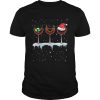 Just A Girl Who Loves Wine and Christmas T-Shirt