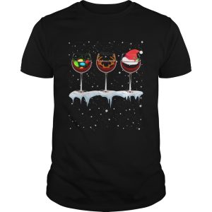 Just A Girl Who Loves Wine and Christmas T-Shirt