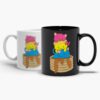 Kawaii Pansexual Aesthetic Pan Pride Cat Mug