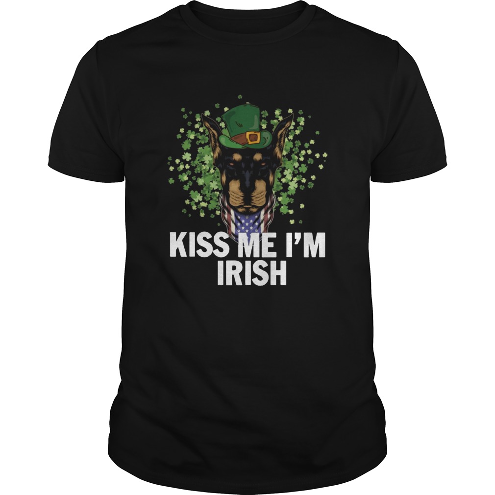 Kiss Me Im Irish Dobermann Lover St Patricks Day shirt Kiss Me Im Irish Dobermann Lover St Patricks Day shirt