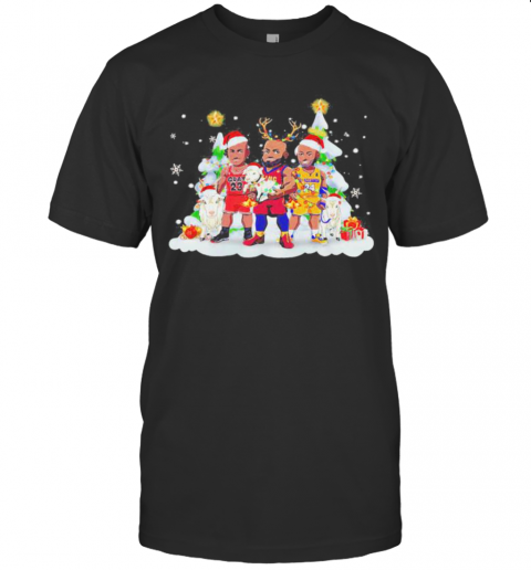 Kobe Bryant Michael Jordan Lebron James Merry Christmas T-Shirt Kobe Bryant Michael Jordan Lebron James Merry Christmas T-Shirt