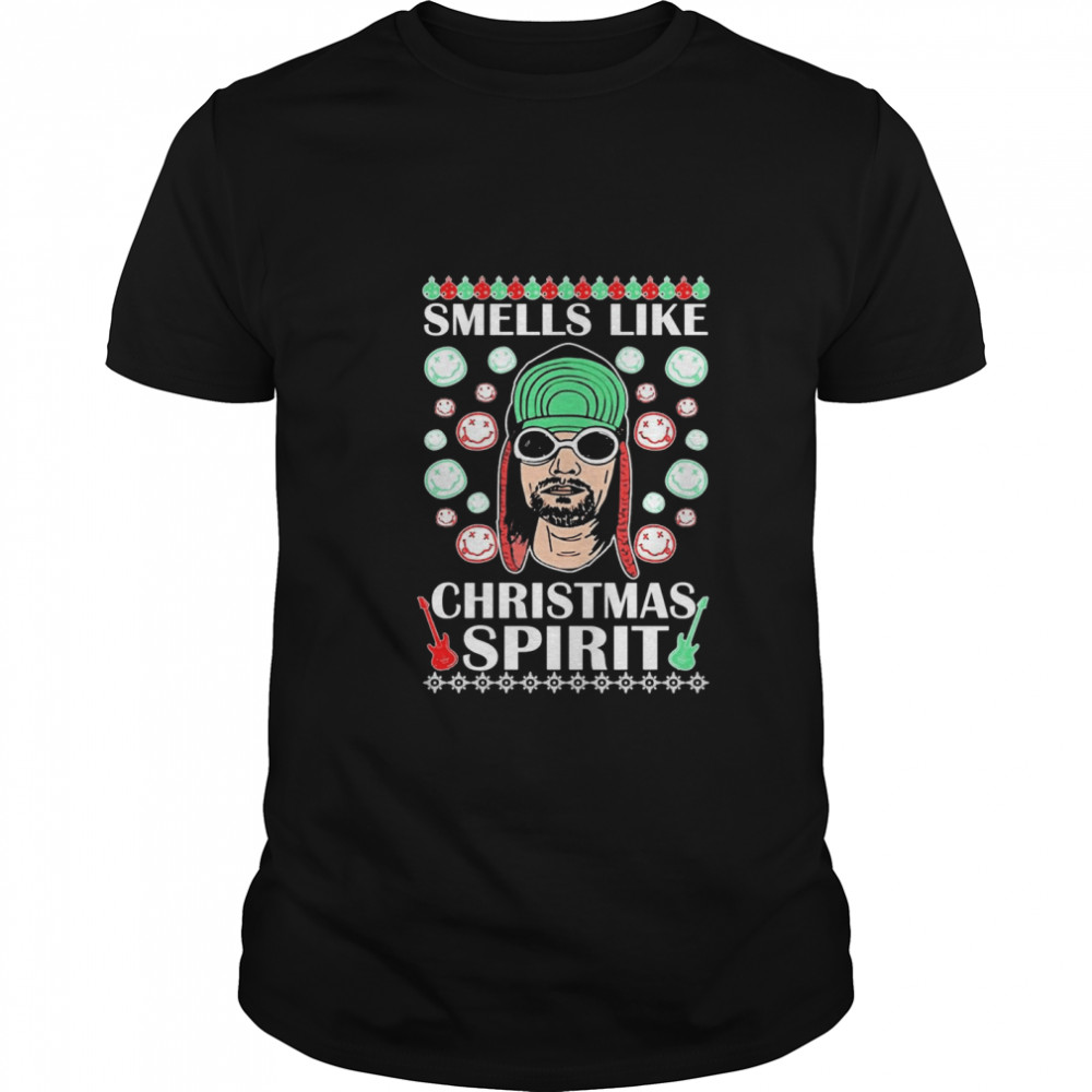 Kurt Cobain Smells like Christmas spirit shirt Kurt Cobain Smells like Christmas spirit shirt