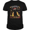 Lab Happy Hallothanksmas Halloween Thanksgiving Xmas shirt