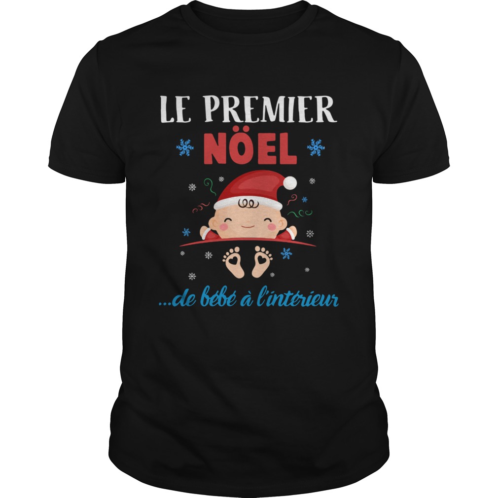 Le Premier Noel De Bebe A Lintrieur shirt Le Premier Noel De Bebe A Lintrieur shirt