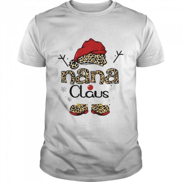 Leopard Nana Claus Ugly Christmas shirt
