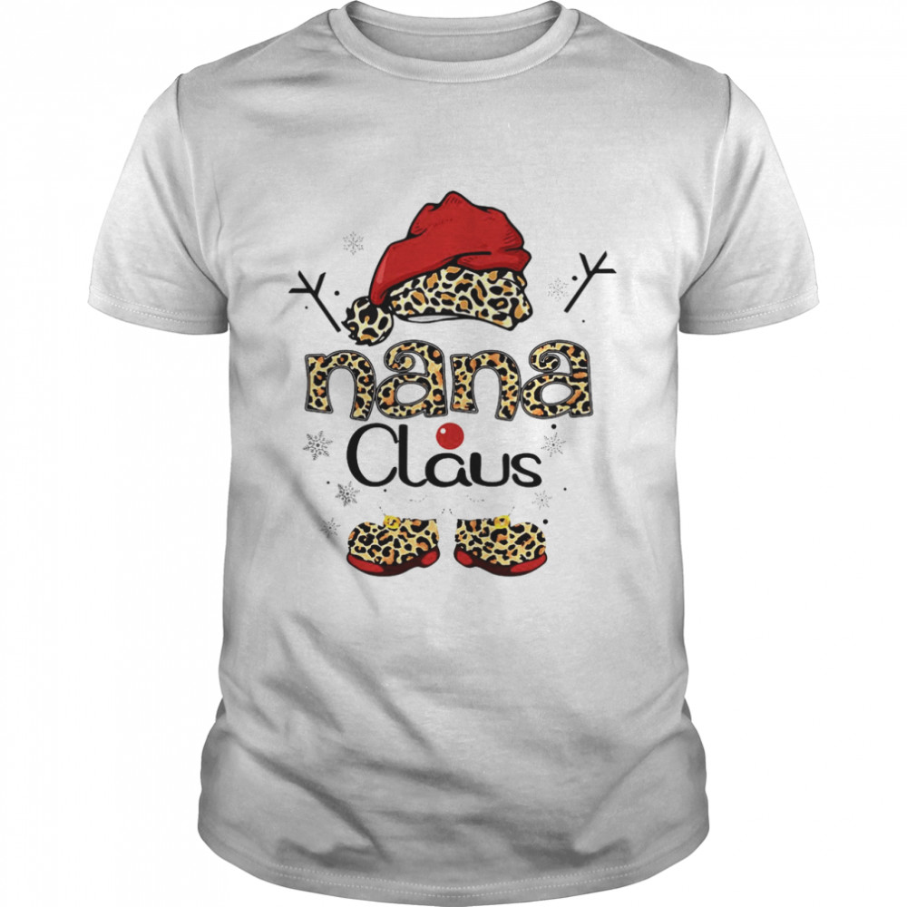 Leopard Nana Claus Ugly Christmas shirt Leopard Nana Claus Ugly Christmas shirt