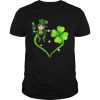 Leprechaun four leaf clover shirt