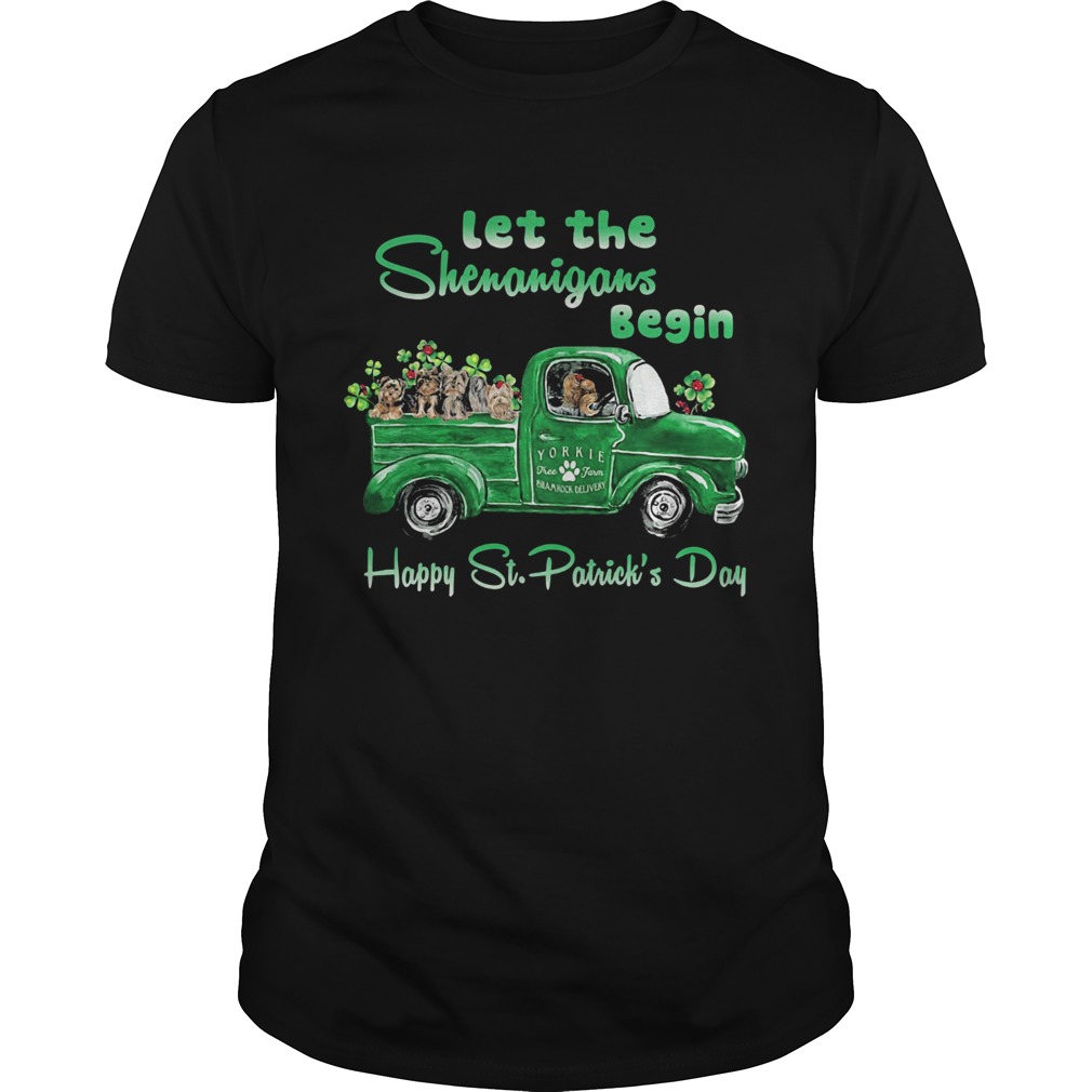 Let The Shenanigans Begin Happy St Patrick Day shirt Let The Shenanigans Begin Happy St Patrick Day shirt