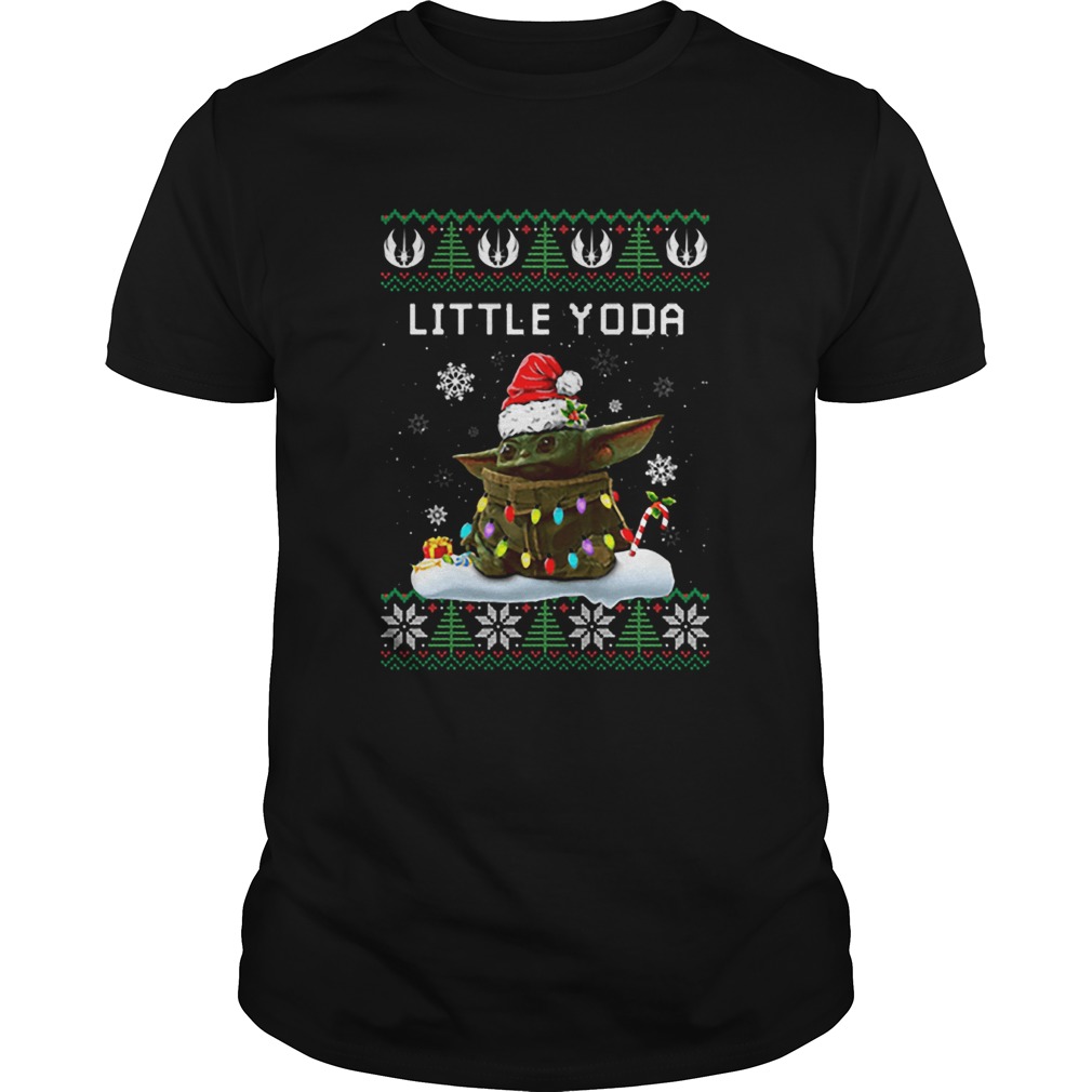 Little Yoda ugly Christmas shirt Little Yoda ugly Christmas shirt