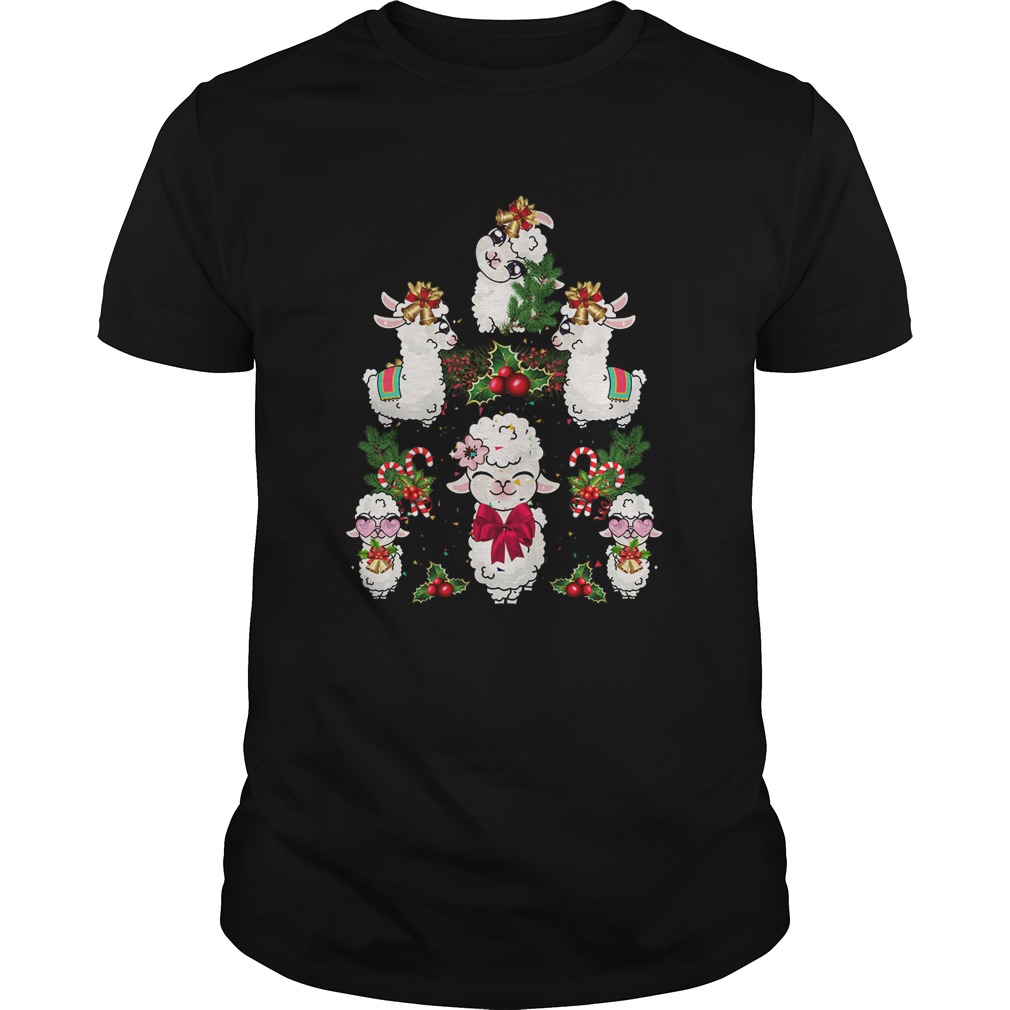 Llama Christmas Tree shirt Llama Christmas Tree shirt