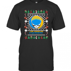 Los Angeles Chargers Grateful Dead Ugly Christmas T-Shirt