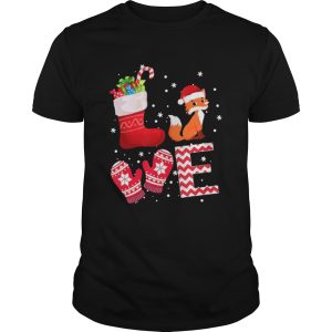 Love Fox Santa Ugly Christmas shirt