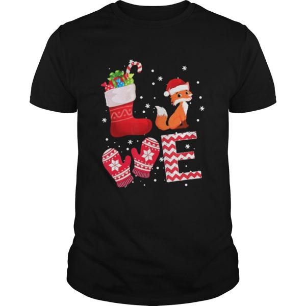 Love Fox Santa Ugly Christmas shirt