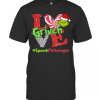 Love Grinch Speech Pathologist Christmas T-Shirt