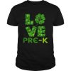 Love Shamrock PreK St Patricks Day Teacher