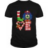 Love flag of Vermont State Christmas shirt