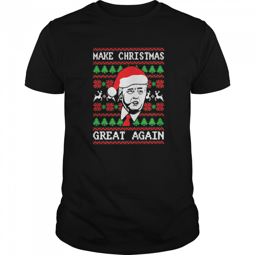 Make Christmas Great Again Pro Trump America Ugly Christmas shirt Make Christmas Great Again Pro Trump America Ugly Christmas shirt