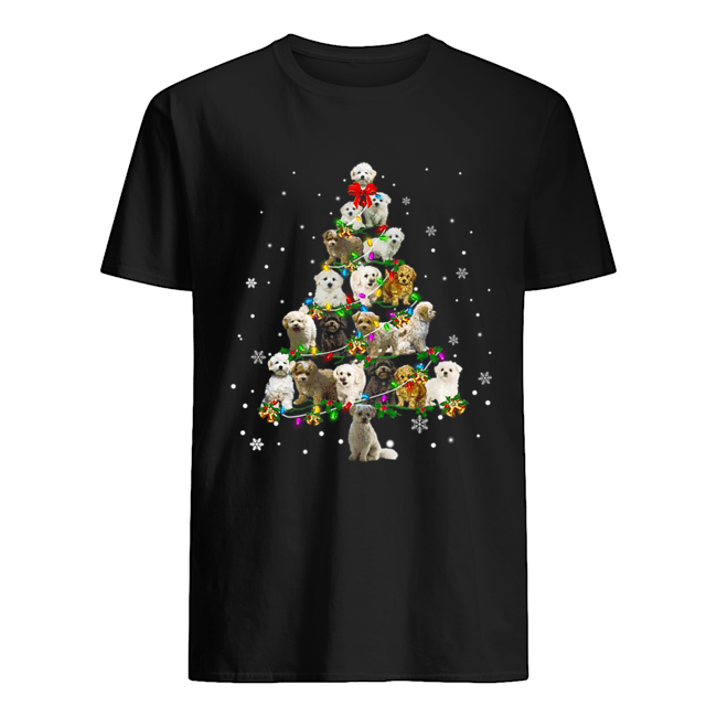 Maltipoo Christmas Tree T-Shirt Maltipoo Christmas Tree T-Shirt