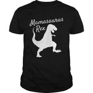 Mama Saurus Rex Family Dinosaur Christmas Pajamas shirt