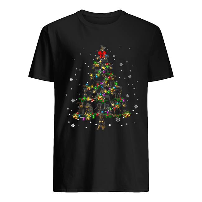 Manchester Terrier Christmas Tree T-Shirt Manchester Terrier Christmas Tree T-Shirt