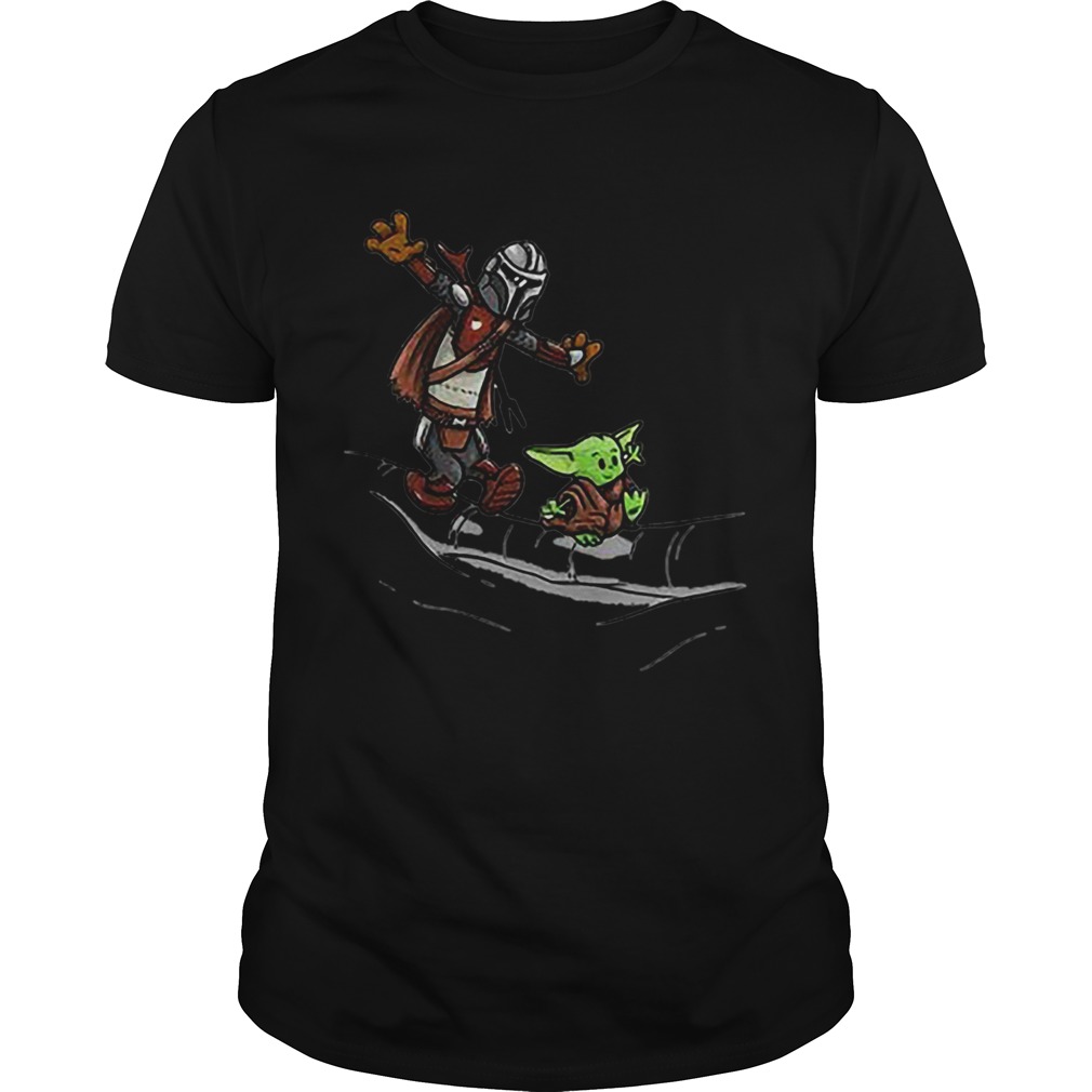 Mando and Baby Yoda Mandalorian shirt Mando and Baby Yoda Mandalorian shirt