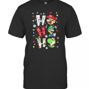 Mario Ho Ho Ho Merry Christmas T-Shirt