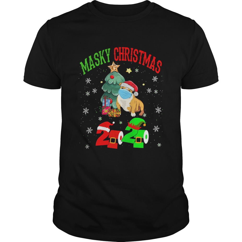 Masky Christmas Pug Santa Face Mask 2020 Elf Toilet Paper Merry Christmas shirt Masky Christmas Pug Santa Face Mask 2020 Elf Toilet Paper Merry Christmas shirt