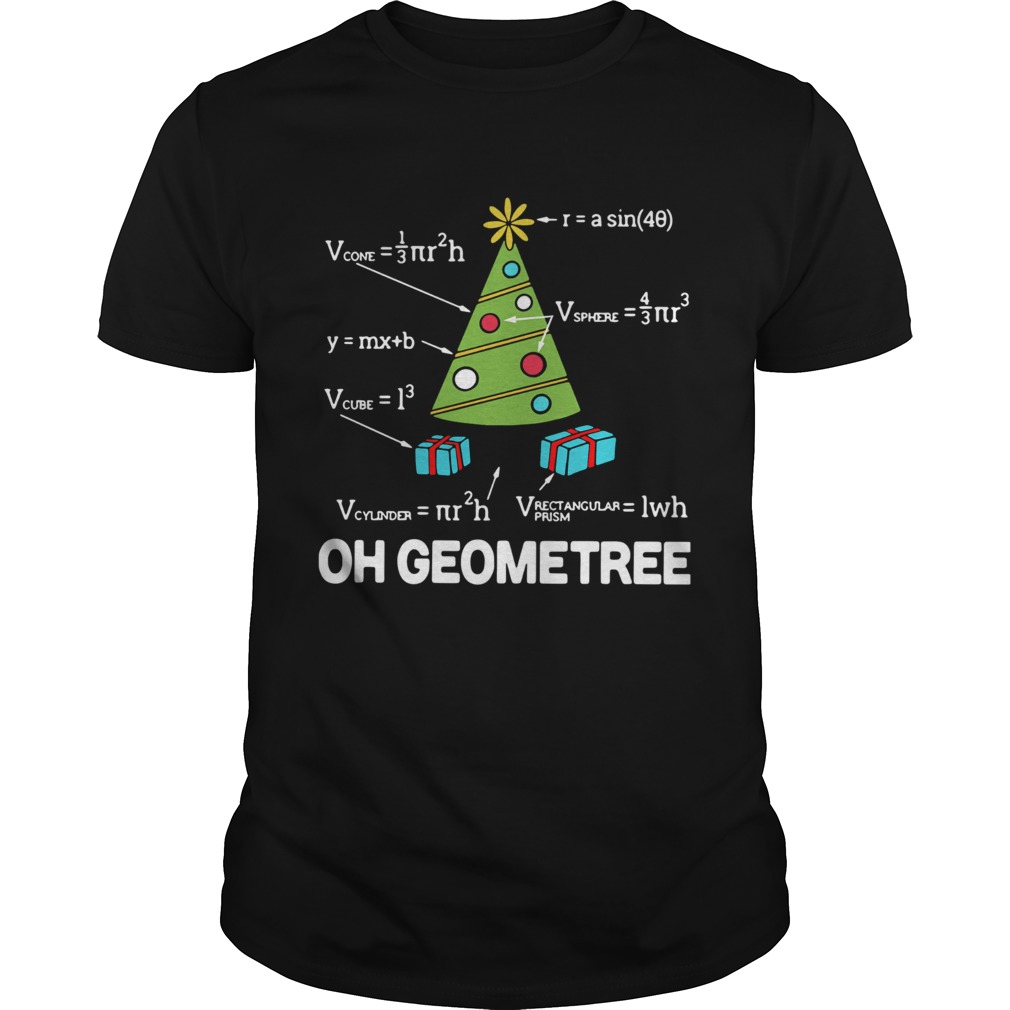 Math Geometry Christmas Tree Geometree Teacher Shirt Math Geometry Christmas Tree Geometree Teacher Shirt