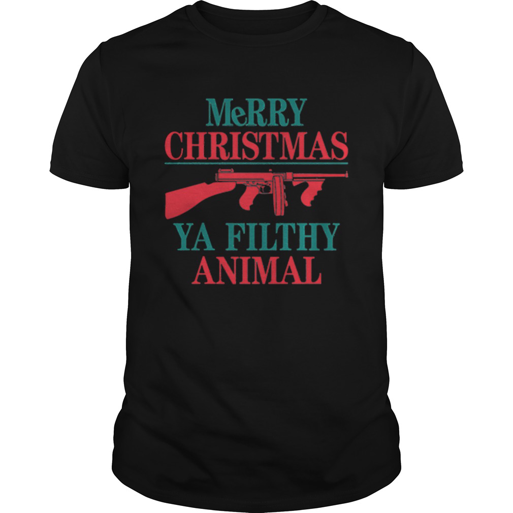 MeRRy Christmas Ya Filthy Animal shirt MeRRy Christmas Ya Filthy Animal shirt