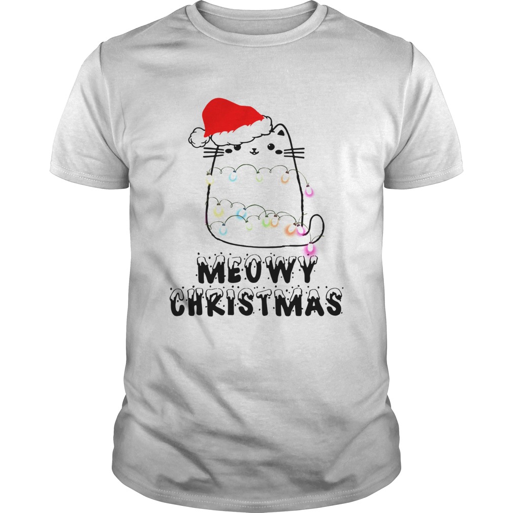 Meowy Christmas Holiday shirt Meowy Christmas Holiday shirt