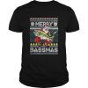 Merry Bassmas Fish Santa Ugly Christmas shirt