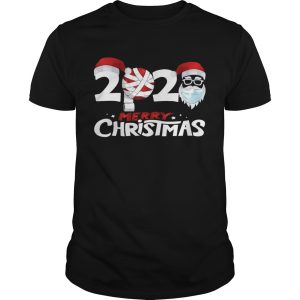 Merry Christmas 2020 Funny Santa Quarantine Xmas Face Mask shirt
