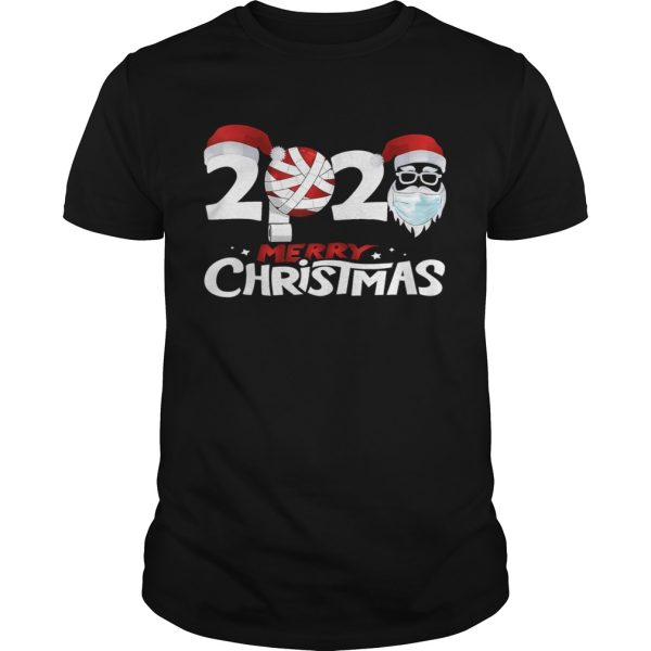 Merry Christmas 2020 Funny Santa Quarantine Xmas Face Mask shirt