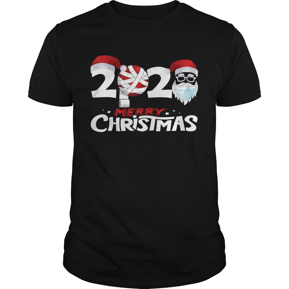 Merry Christmas 2020 Funny Santa Quarantine Xmas Face Mask shirt Merry Christmas 2020 Funny Santa Quarantine Xmas Face Mask shirt