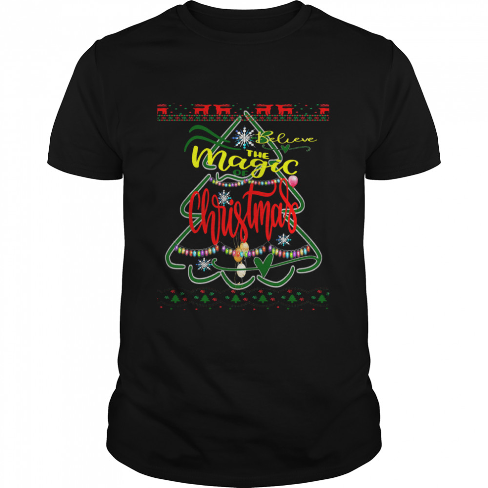 Merry Christmas 2020 I believe in the magic of Christmas shirt Merry Christmas 2020 I believe in the magic of Christmas shirt