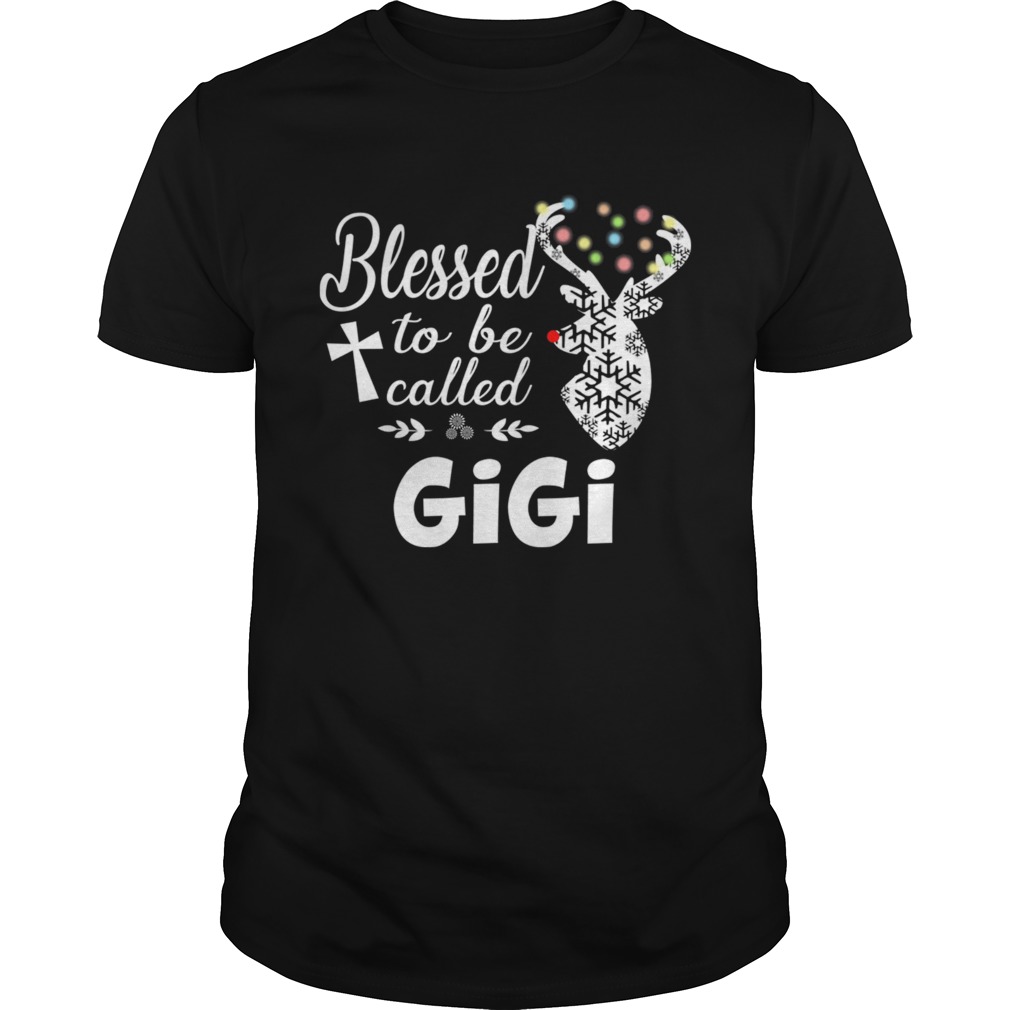 Merry Christmas Blessed To Be Called Gigi TShirt Merry Christmas Blessed To Be Called Gigi TShirt